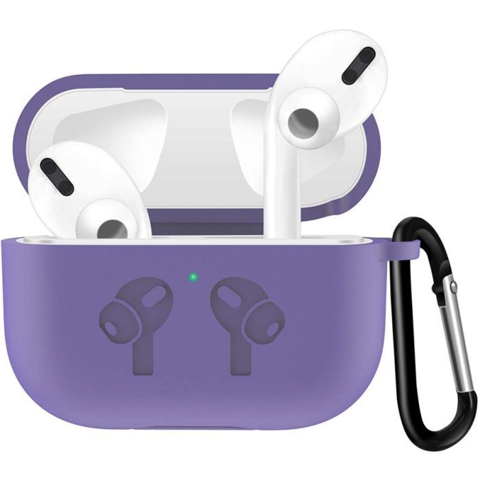 Чохол для навушників BeCover Silicon Protection для Apple AirPods Pro Light Purple (704499)