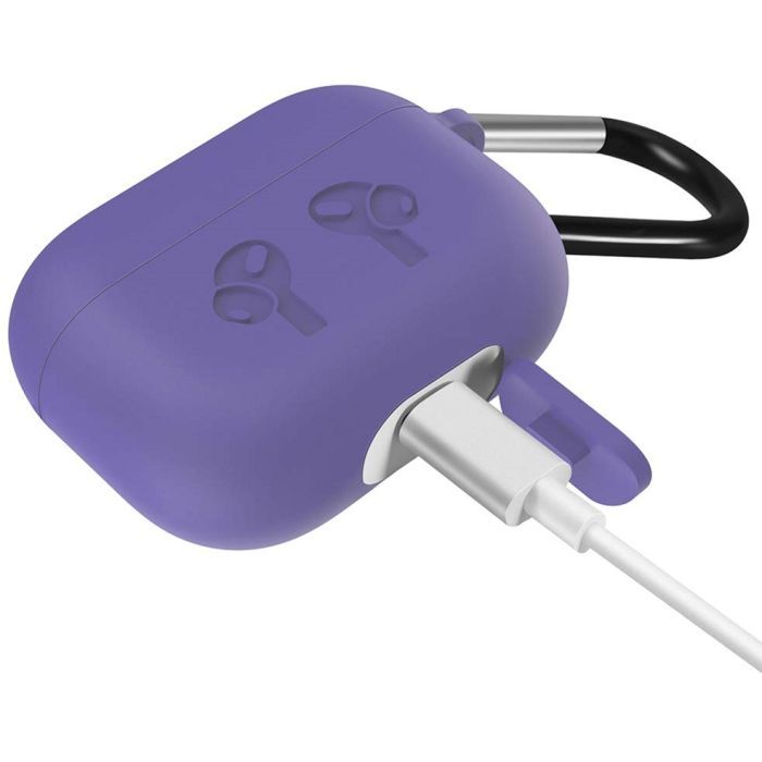 Чохол для навушників BeCover Silicon Protection для Apple AirPods Pro Light Purple (704499) зображення 3