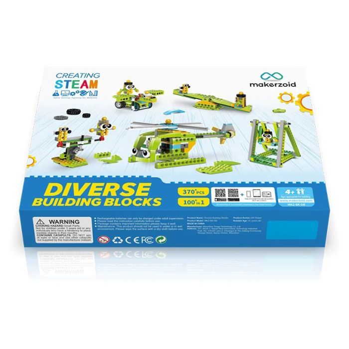 Конструктор Makerzoid Diverse Building Blocks (MKZ-BK-DB) изображение 3