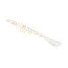 Силикон рыболовный Nomura Ribbed Curlly Tail 100мм 3,5гр. цвет-056 (pearl white) 8шт (NM71205610)