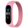 Ремешок для фитнес браслета BeCover Elastic Nylon Style для Xiaomi Mi Smart Band 5/6 (Size L) Pink (706163)