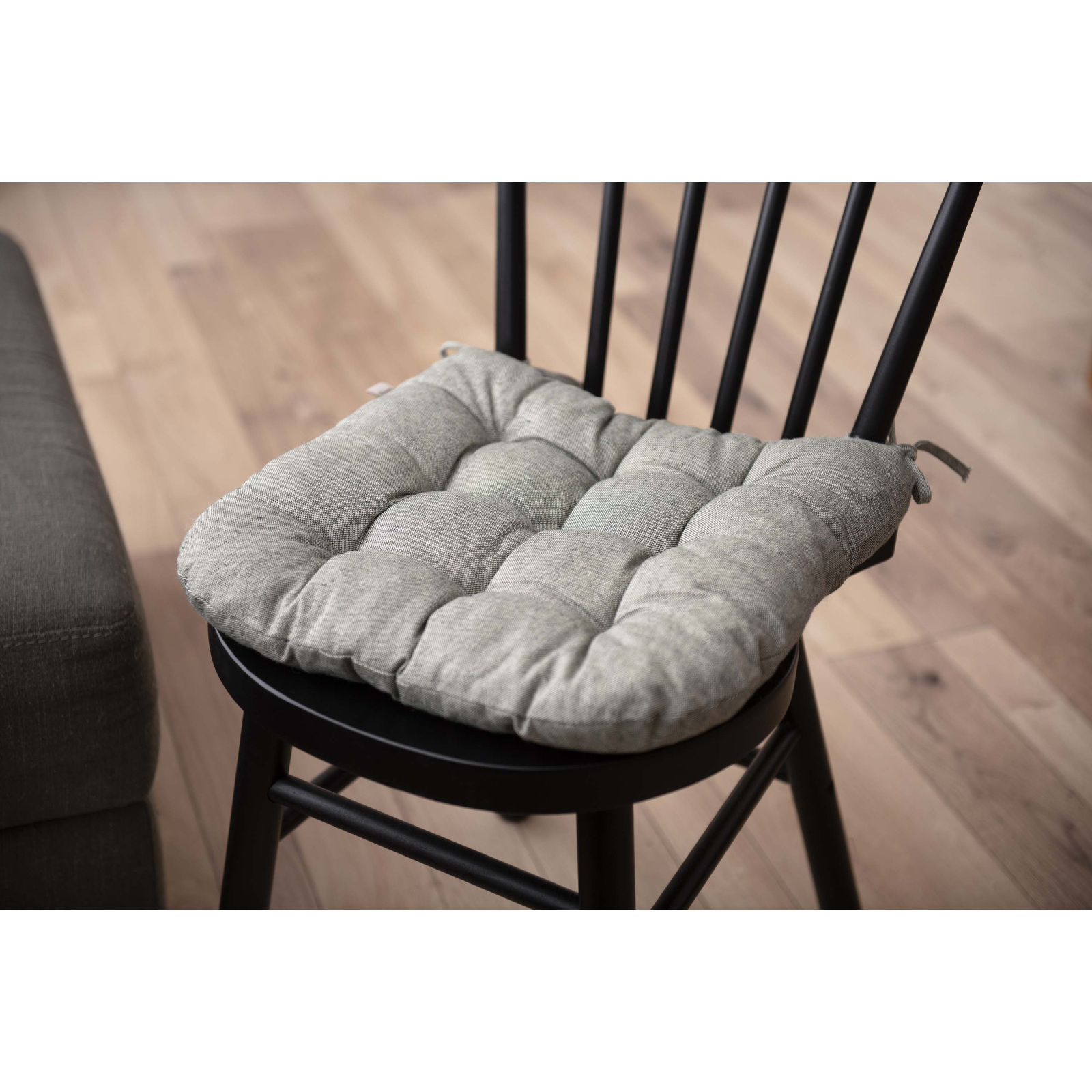 Подушка на стул Ardesto Oliver серый, 40х40см 100% хлопок (ART02OD) изображение 2