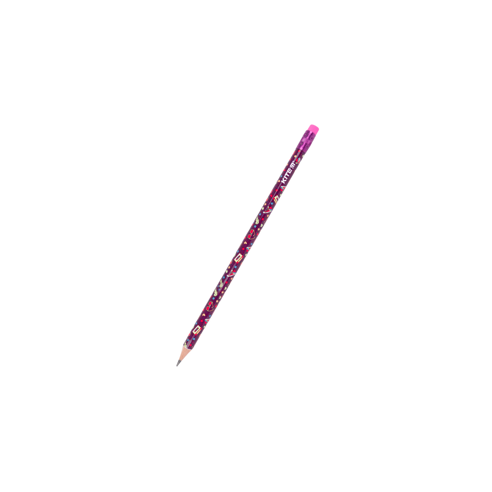 Олівець графітний Kite з гумкою Run&Fun (K21-056-3) зображення 2