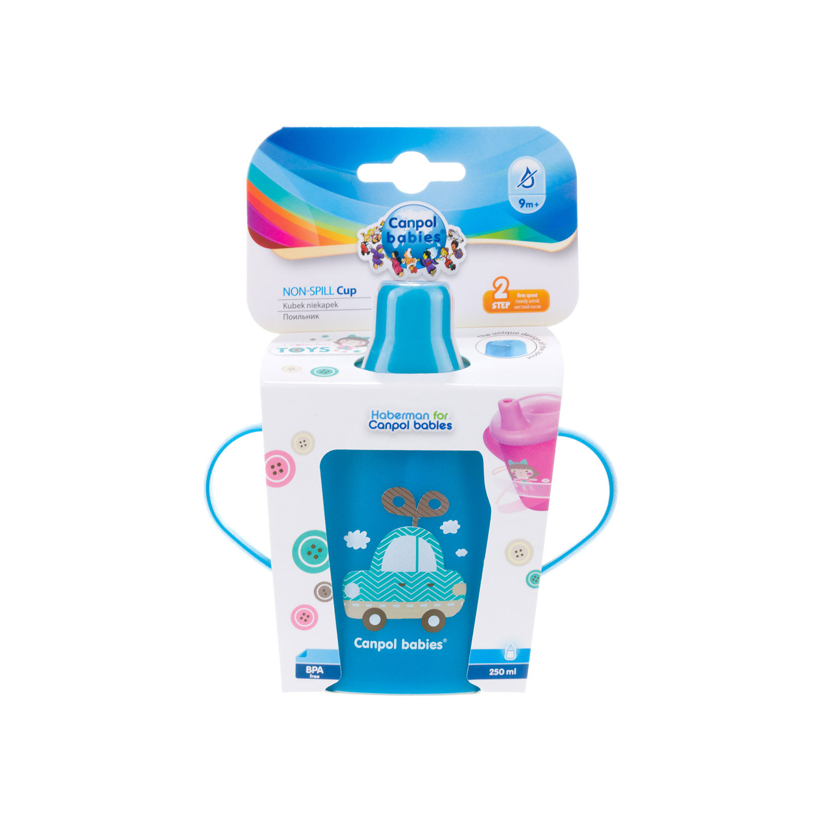 Поильник-непроливайка Canpol babies Toys 250 мл Розовая (31/200_pin) изображение 4