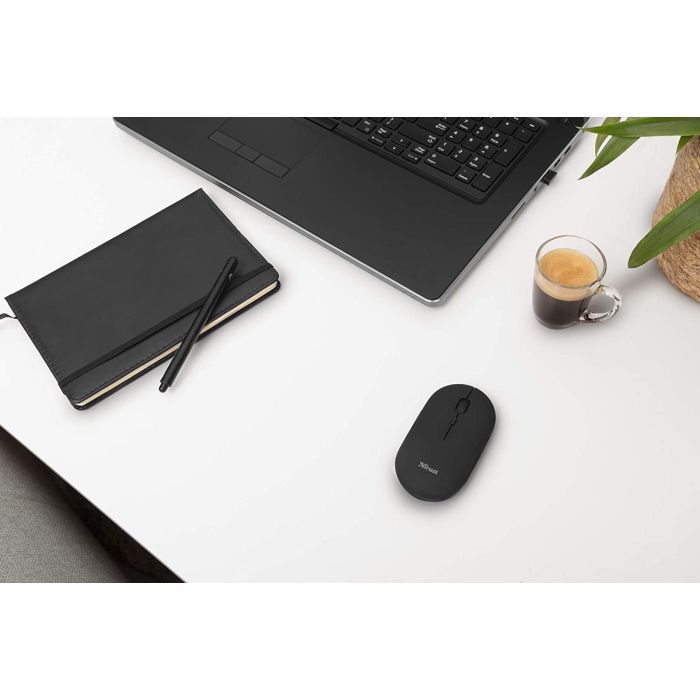 Мишка Trust Puck Wireless/Bluetooth Silent Blue (24126) зображення 2