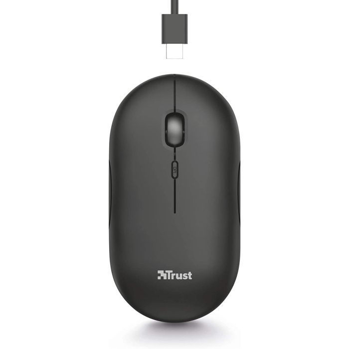 Мишка Trust Puck Wireless/Bluetooth Silent Blue (24126) зображення 4