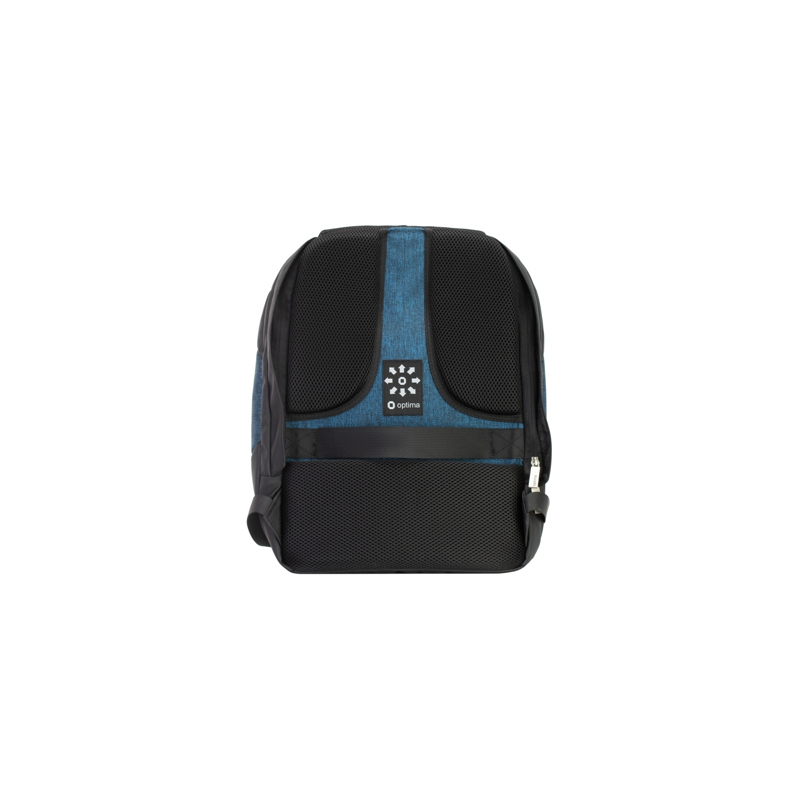 Рюкзак школьный Optima Anti-theft" 17 Черный с синим (O97366-02) изображение 3