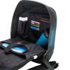 Рюкзак школьный Optima Anti-theft" 17 Черный с синим (O97366-02) изображение 6
