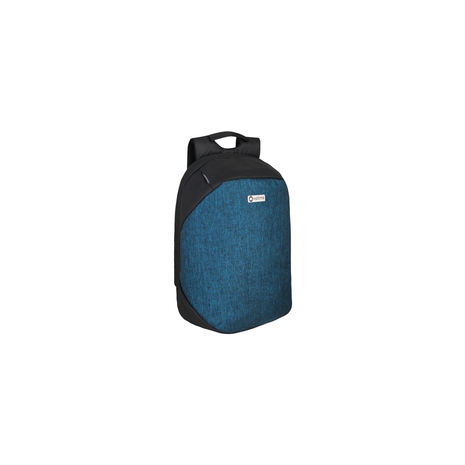 Рюкзак школьный Optima Anti-theft" 17 Черный с синим (O97366-02)