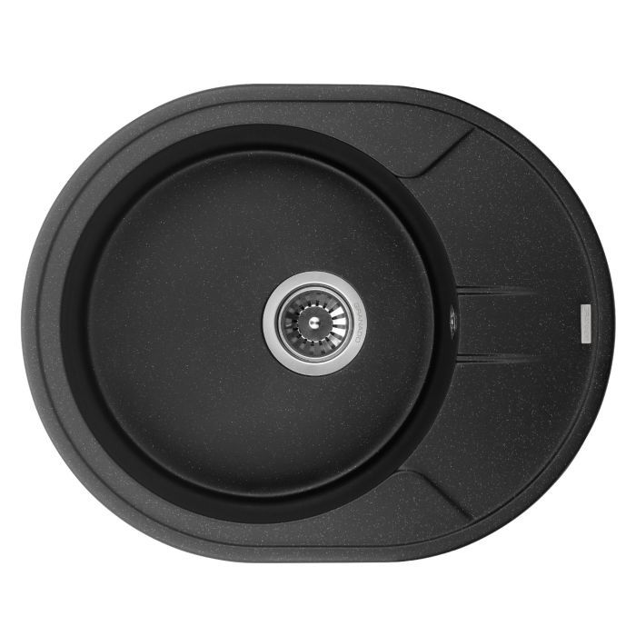Мойка кухонная GRANADO MARBELLA black shine (gr2901)