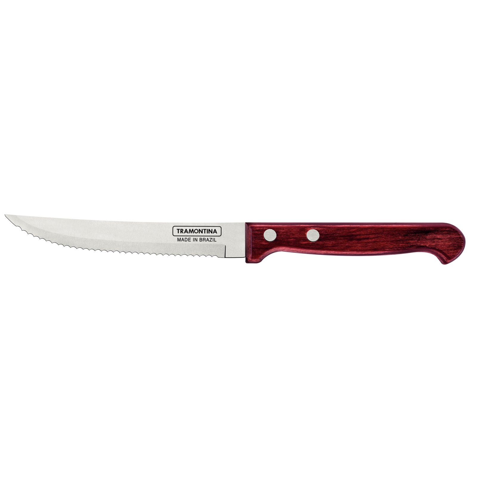 Кухонный нож Tramontina Polywood Steak 127 мм Червоне Дерево (21122/175) изображение 3