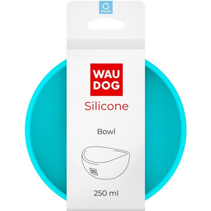 Посуда для кошек WAUDOG Silicone Миска 250 мл желтая (50818)