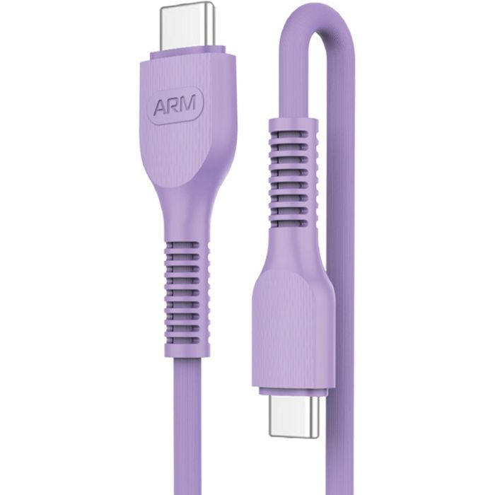 Дата кабель USB-C to USB-C 1.0m AR88 3A black Armorstandart (ARM65293)