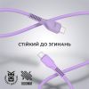 Дата кабель USB-C to USB-C 1.0m AR88 3A purple Armorstandart (ARM65291) зображення 2