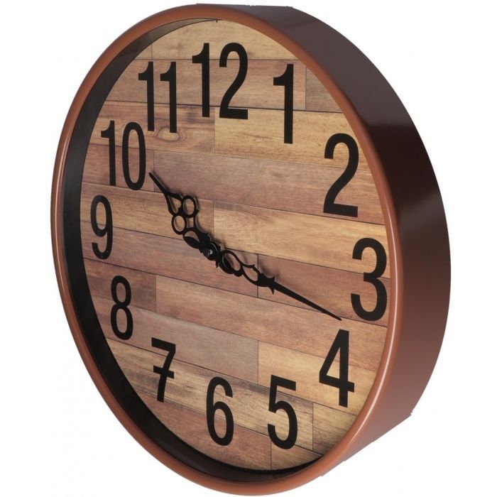 Настенные часы Optima Antique пластиковый, цвет дерева. (O52108) изображение 2