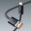 Дата кабель USB 2.0 AM to Type-C 1.0m 5A Gray Baseus (CALD000616) изображение 7