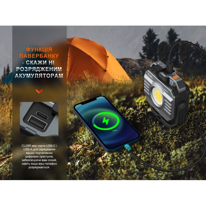 Фонарь Fenix CL28R Powerbank (10 000 mAh) (CL28R) изображение 11