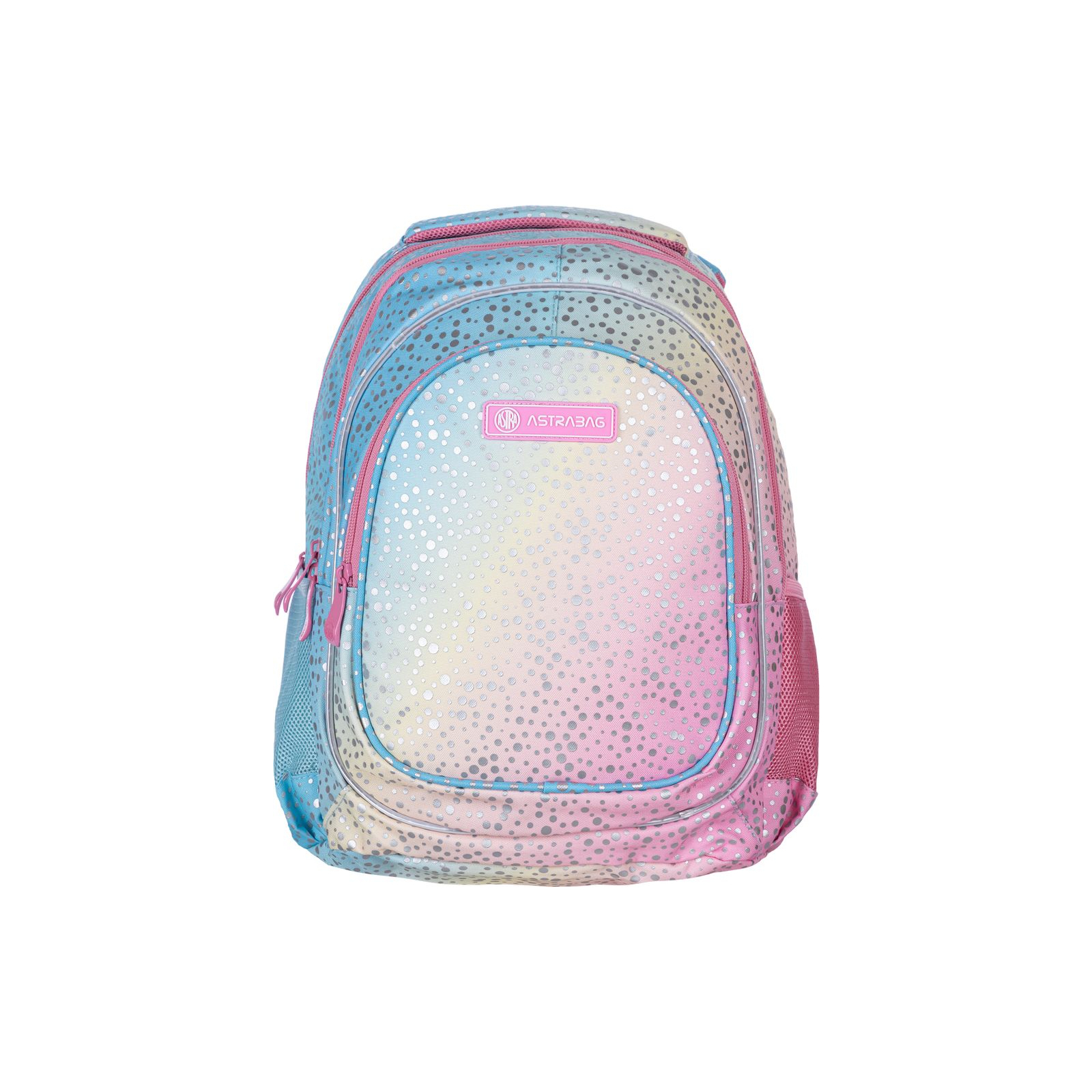 Рюкзак шкільний Astrabag AB330 Rainbow dust з сріблястим ефектом 39х28х15 см (502022102)
