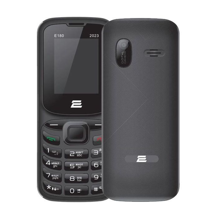 Мобільний телефон 2E E180 2023 Black (688130251044)