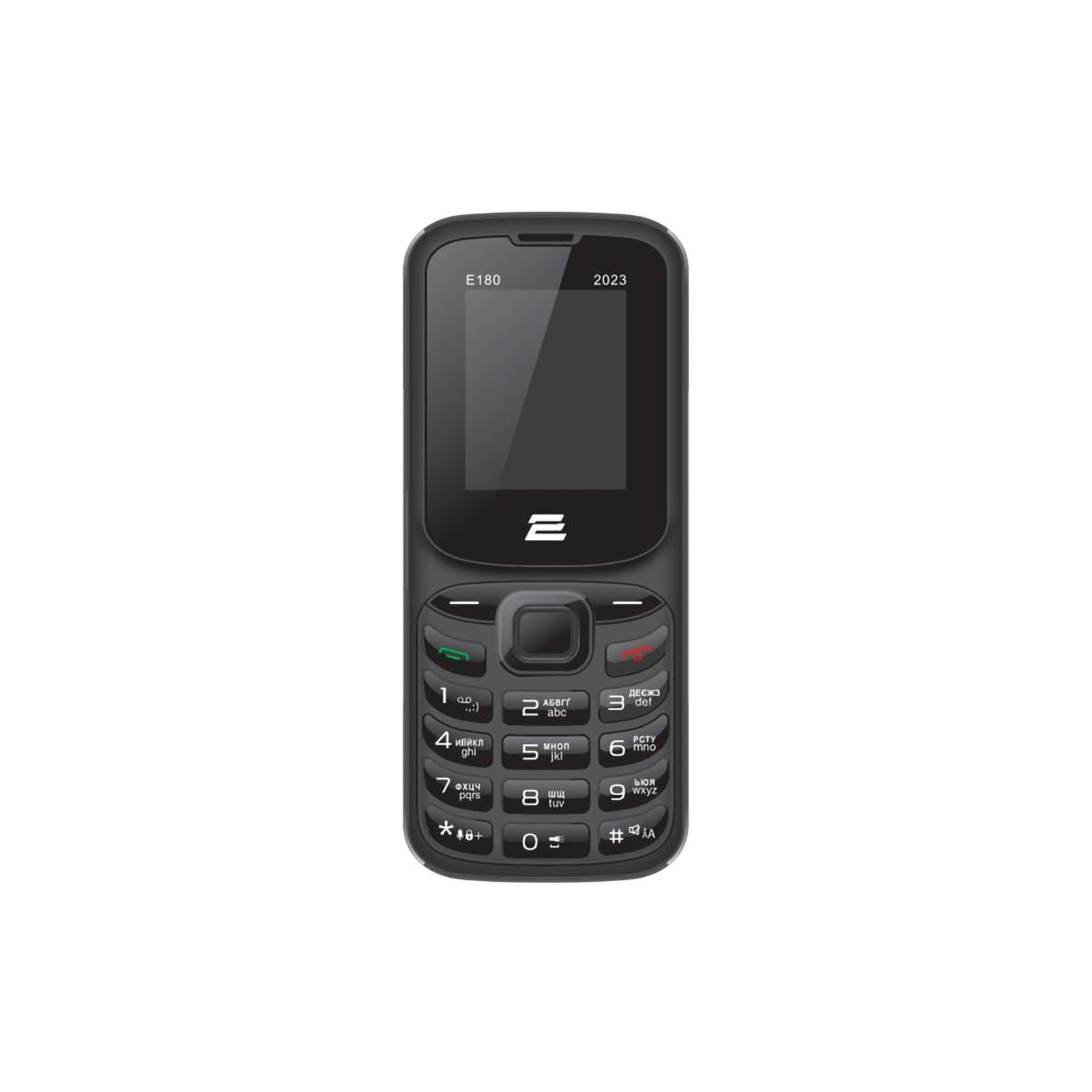 Мобільний телефон 2E E180 2023 Black (688130251044) зображення 2