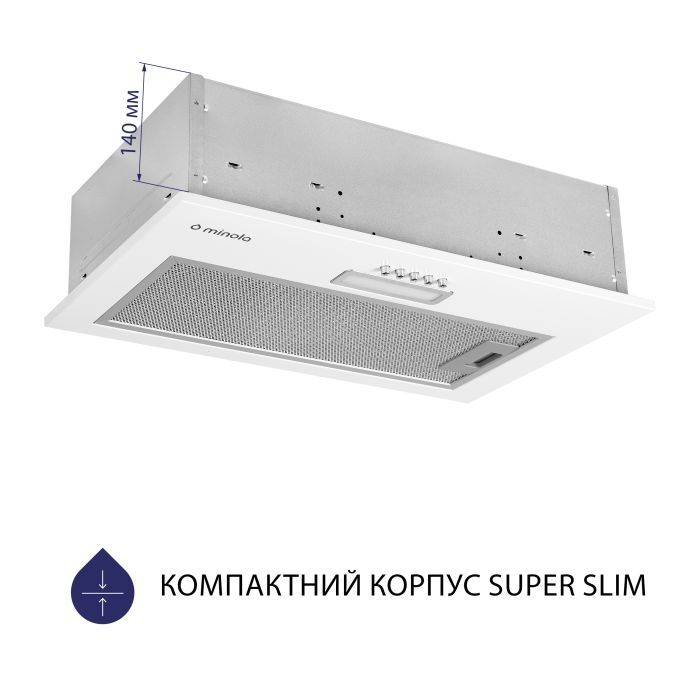 Витяжка кухонна Minola HBI 5025 BL LED зображення 2