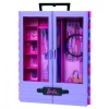 Аксессуар к кукле Barbie Сиреневый шкаф для одежды с куклой (HJL66)