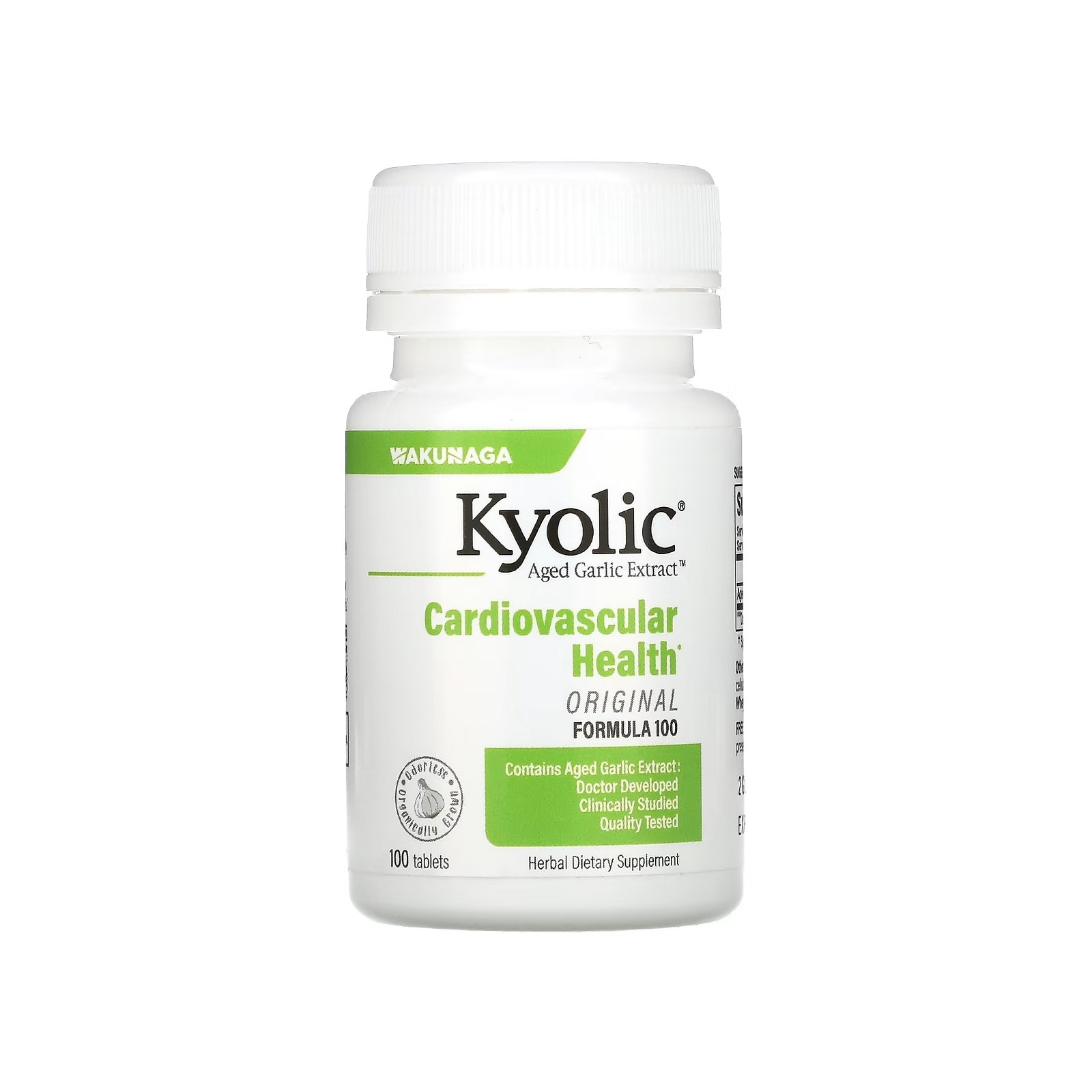 Травы Kyolic Экстракт выдержанного чеснока, для сердечно-сосудисто (WAK-10031)