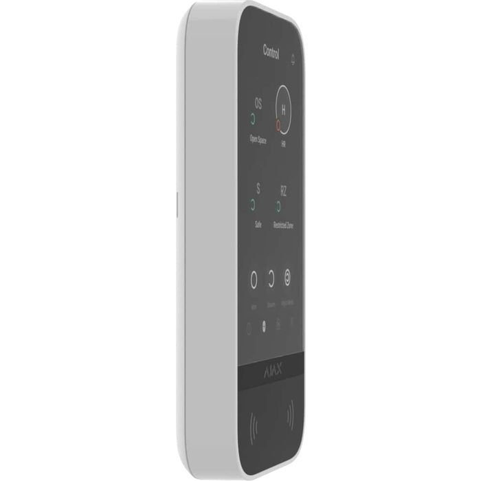 Клавіатура до охоронної системи Ajax KeyPad TouchScreen black зображення 4