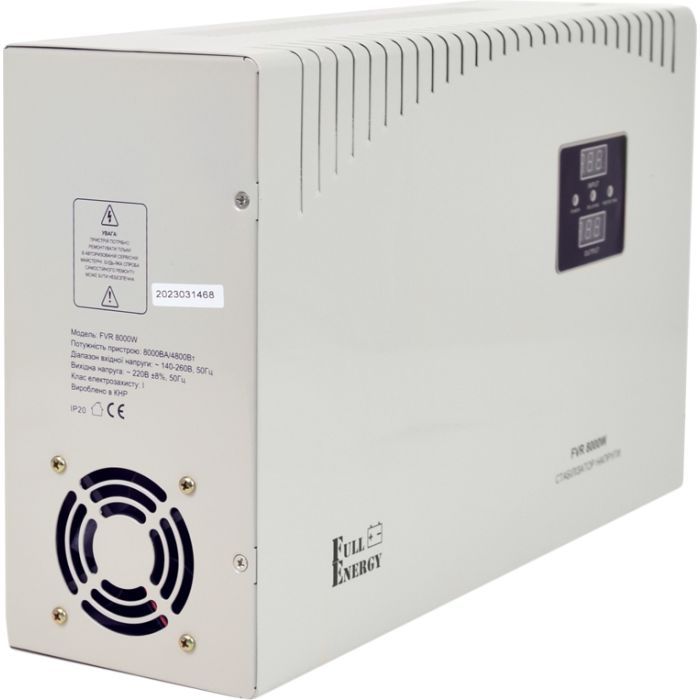 Стабилизатор Full Energy FVR8000W 8000VA (FVR8000W) изображение 6