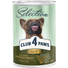 Консервы для собак Club 4 Paws Selection Паштет с курицей и индейкой 400 г (4820215368698)