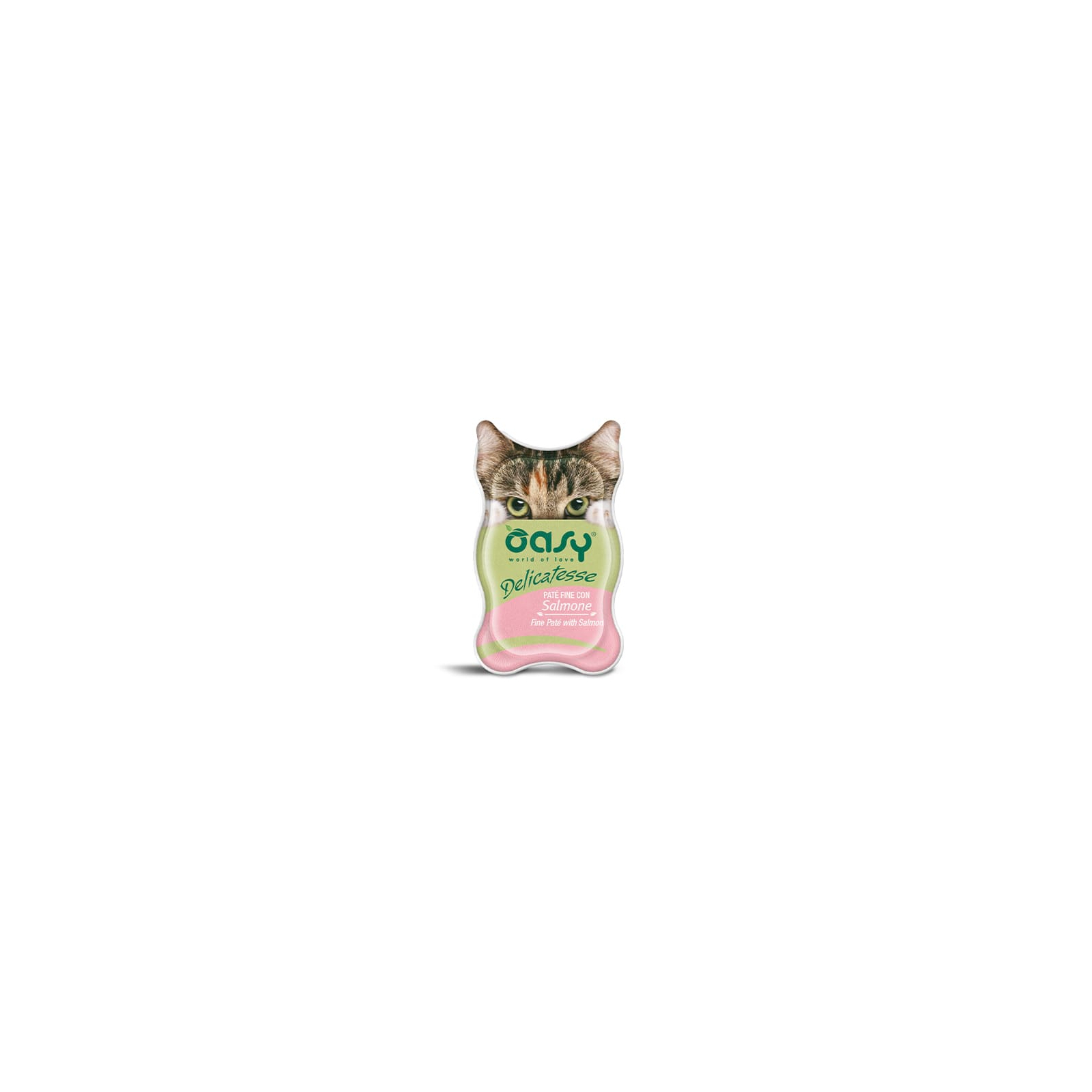 Паштет для кошек OASY Adult с лососем 85 г (8053017342283)