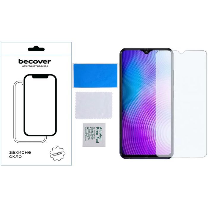 Скло захисне BeCover Tecno Spark 10C (KI5k) 3D Crystal Clear Glass (709748) зображення 3