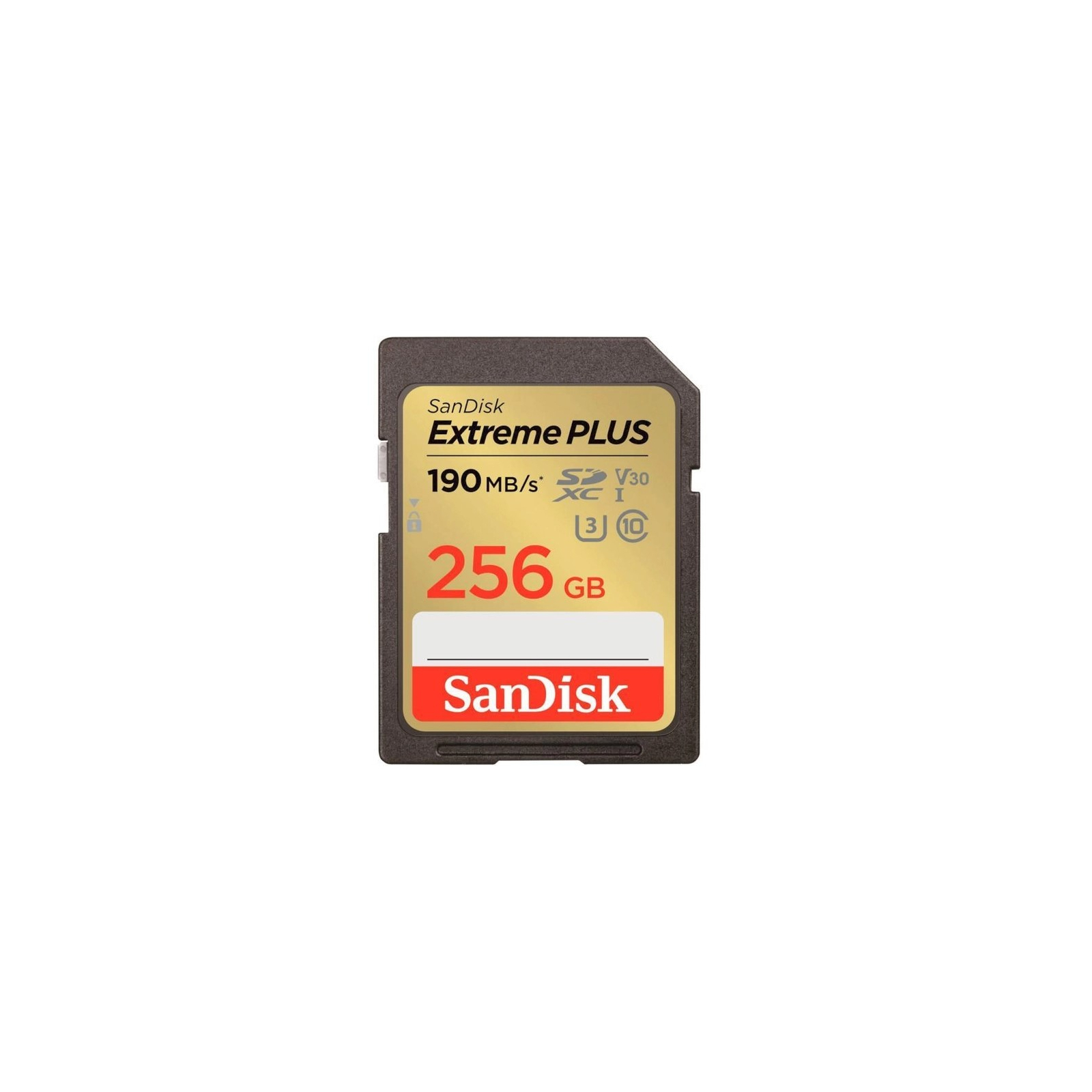 Карта памяти SanDisk 256GB SD class 10 UHS-I Extreme PLUS (SDSDXWV-256G-GNCIN)