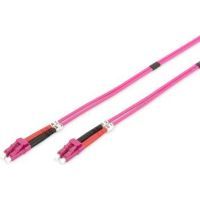 Оптический патчкорд Digitus LC/UPC-ST/UPC, 50/125, MM, OM3, duplex, 2м (DK-2531-02/3)