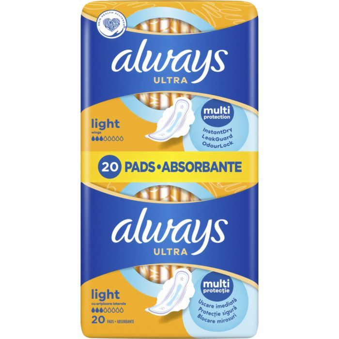 Гигиенические прокладки Always Ultra Light 20 шт. (8700216022309) изображение 2