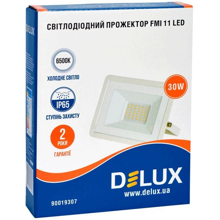 Прожектор Delux FMI 11 30Вт 6500K IP65 (90019307) изображение 2