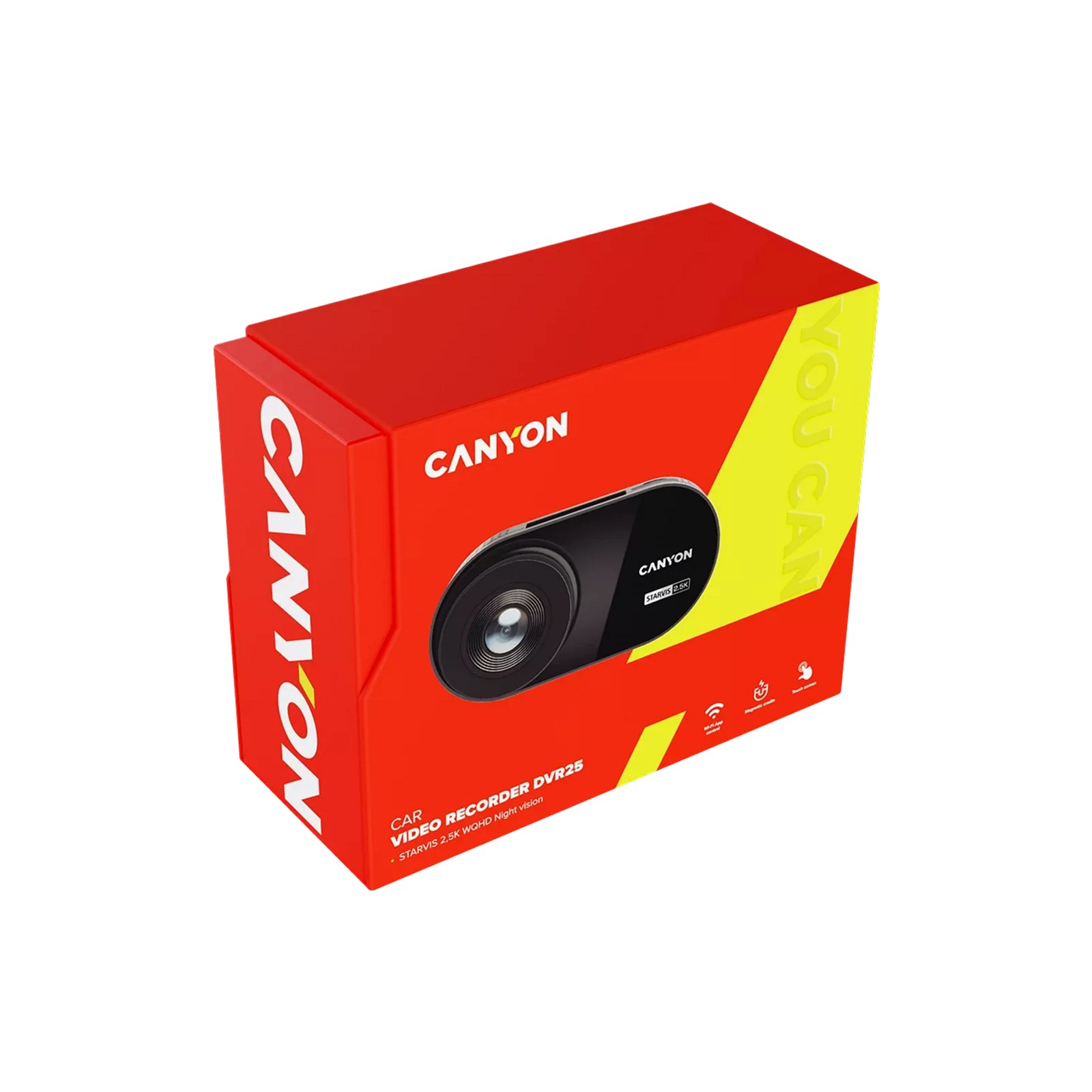 Відеореєстратор Canyon DVR25 WQHD 2.5K 1440p Wi-Fi Black (CND-DVR25) зображення 12