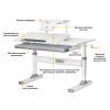 Парта ErgoKids з полицею Grey (TH-310 W/G + BD-S30 G) зображення 2
