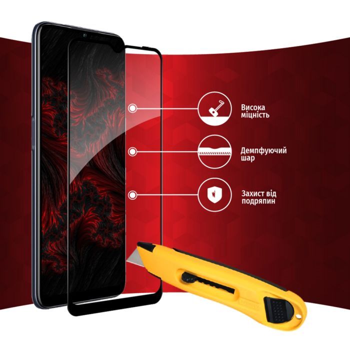 Скло захисне Intaleo Full Glue Oppo A55 5G (1283126522116) зображення 5