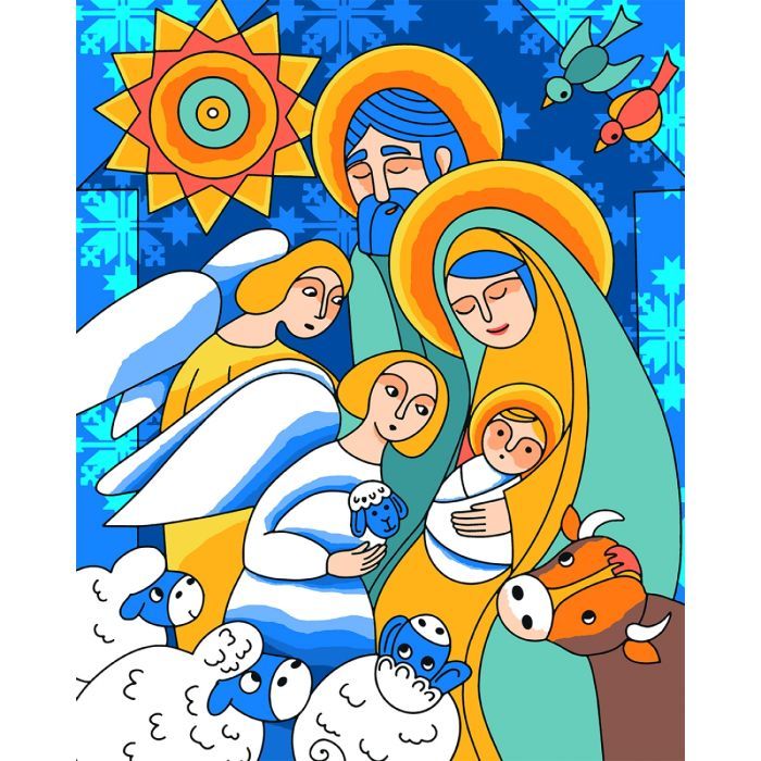 Картина по номерам Santi Різдво 40*50 см ©mosyakart (954722)