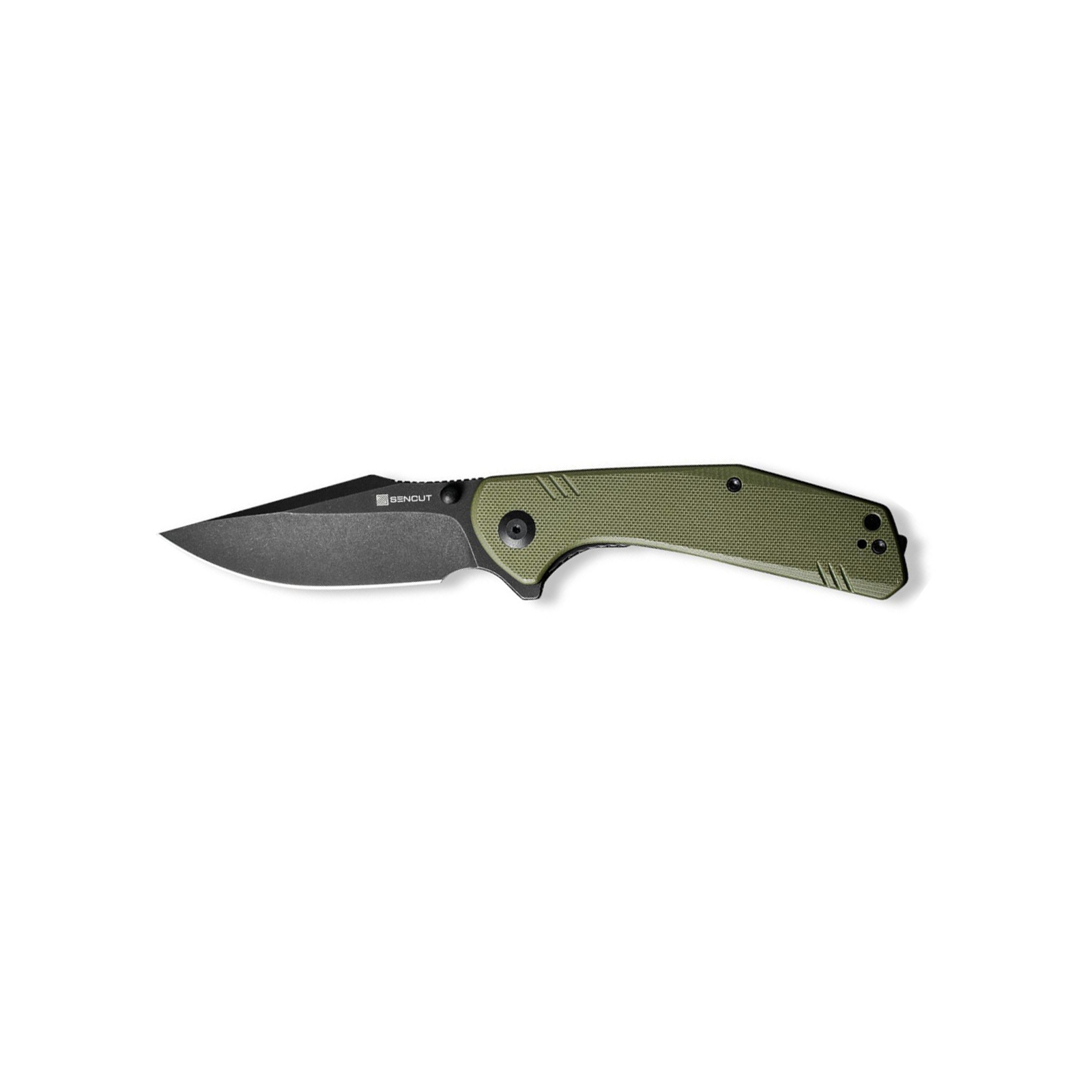 Нож Sencut Actium Blackwash Olive G10 (SA02E)