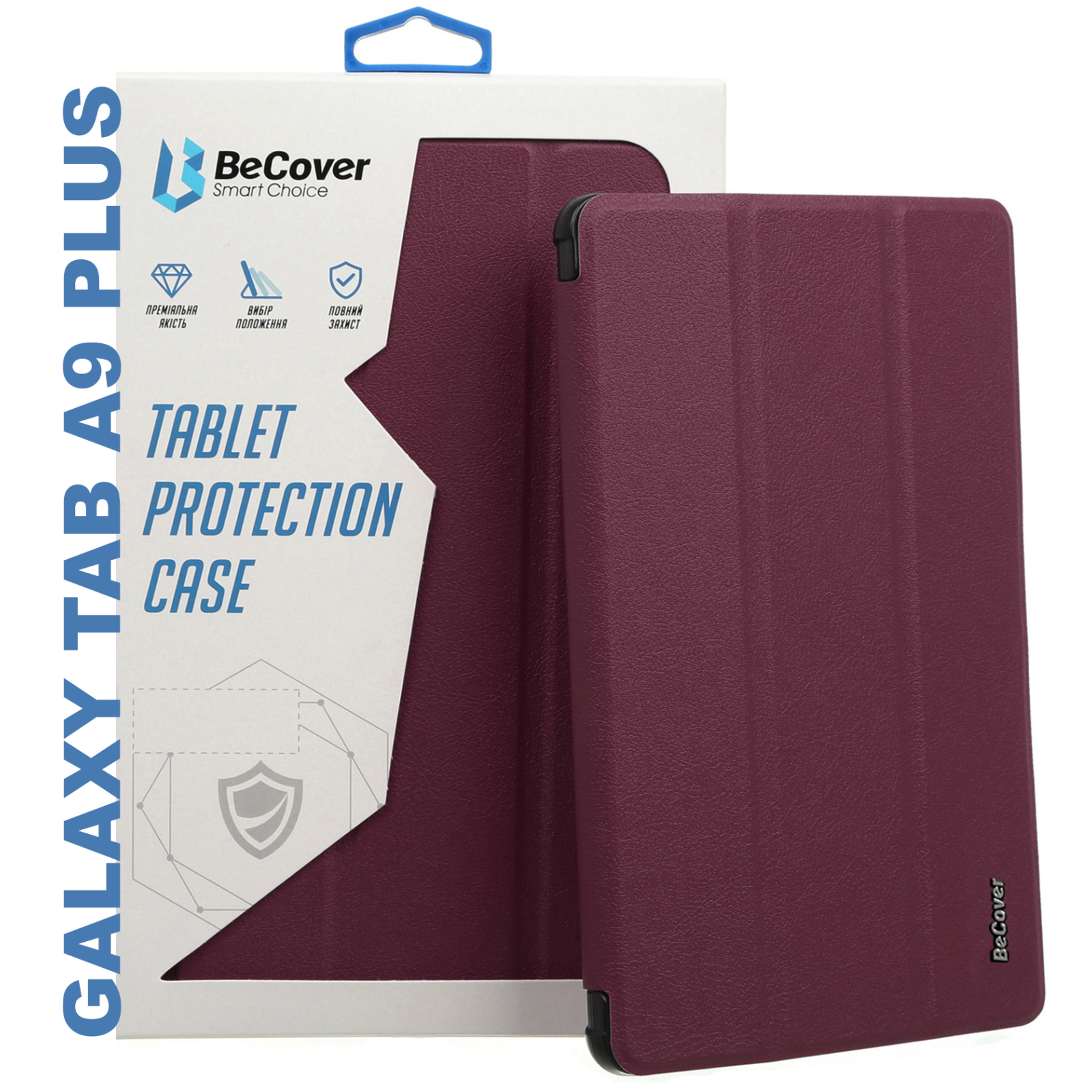 Чехол для планшета BeCover Smart Case Samsung Tab A9 Plus SM-X210/SM-X215/SM-X216 11.0" Blue (710306)