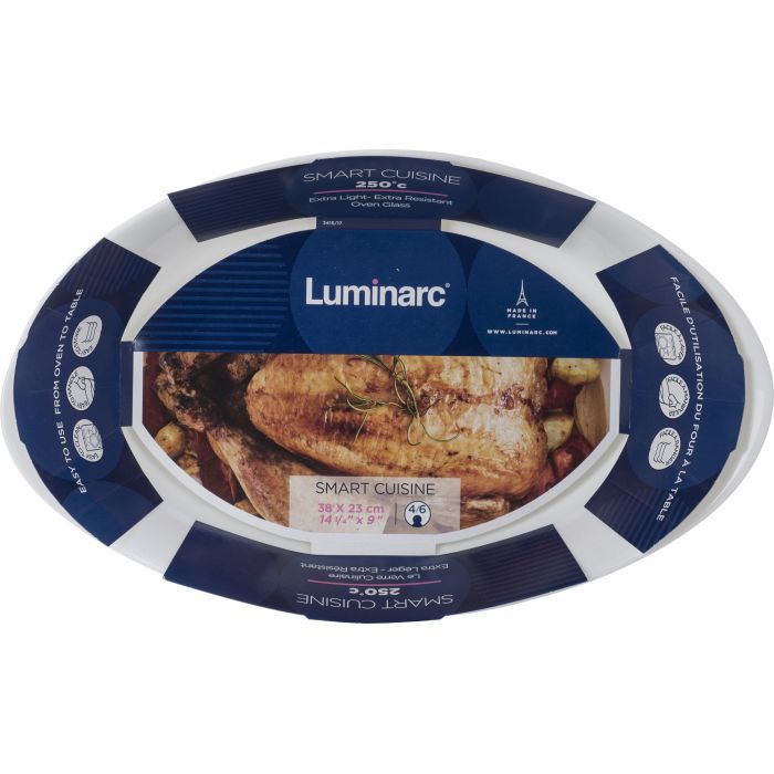 Форма для выпечки Luminarc Smart Cuisine овальна 25 х 15 см (P0886) изображение 3