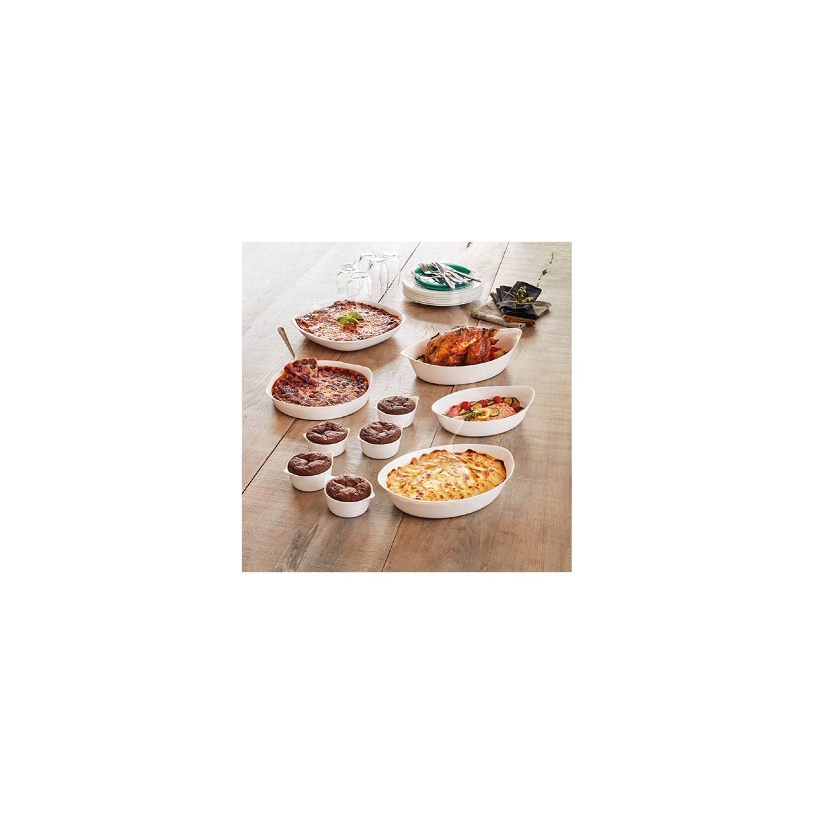 Форма для випікання Luminarc Smart Cuisine овальна 38 х 23 см (N3486) зображення 8