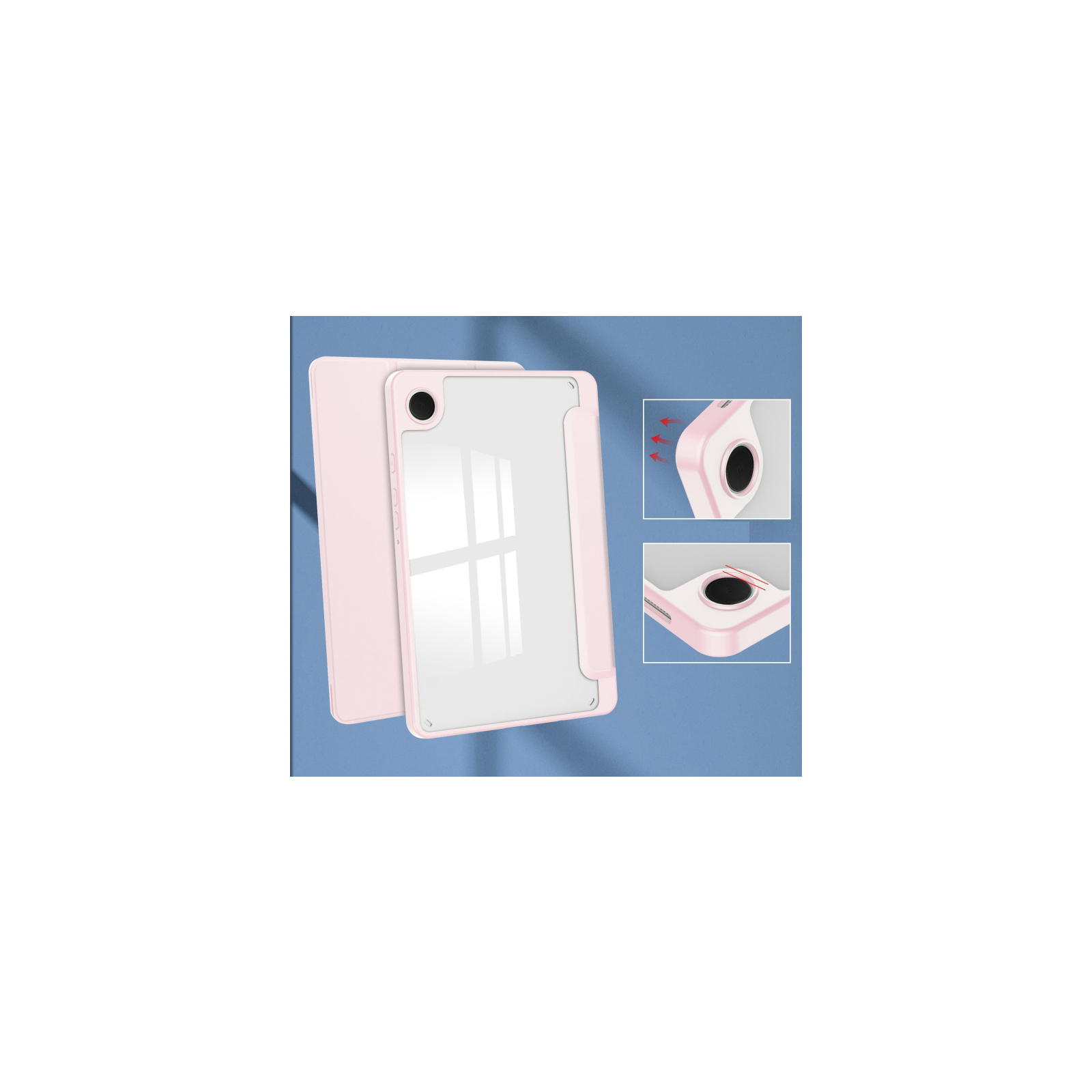 Чехол для планшета BeCover Soft Edge stylus holder Samsung Tab A9 Plus SM-X210/SM-X215/SM-X216 11.0" Pink (710370) изображение 6