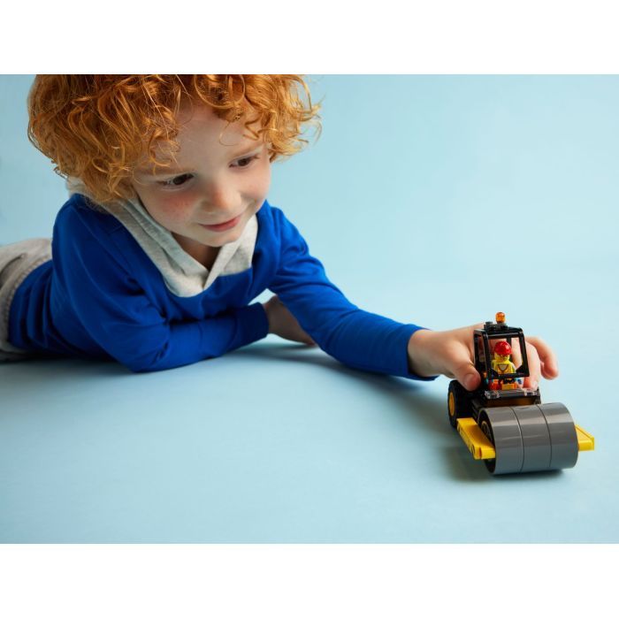 Конструктор LEGO City Строительный паровой каток 78 деталей (60401) изображение 7