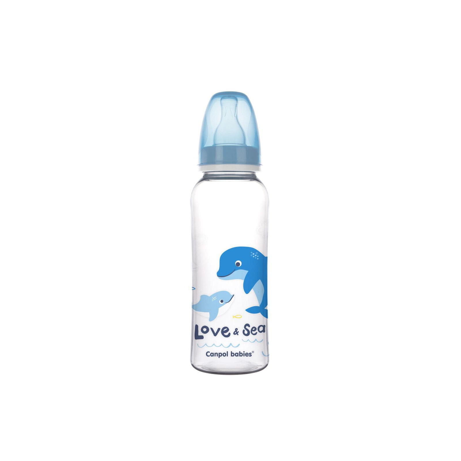 Пляшечка для годування Canpol babies LOVE&SEA 120 мл PP блакитна (59/300)