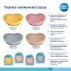 Тарілка дитяча Canpol babies Серце силіконова - блакитна (80/309_blu) зображення 4