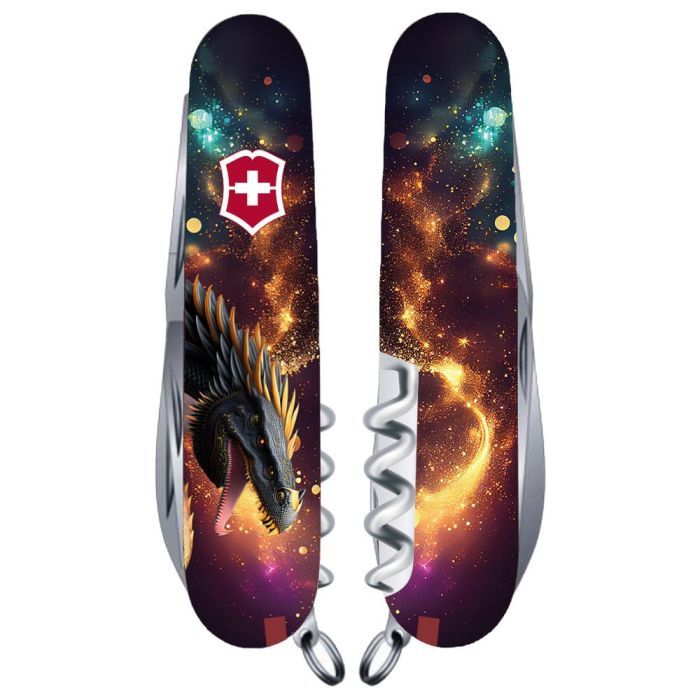 Нож Victorinox Huntsman Zodiac 91 мм Китайський дракон (1.3713_Z3200p)