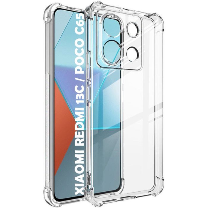 Чохол до мобільного телефона BeCover Anti-Shock Xiaomi Redmi 13C / Poco C65 Clear (710476) зображення 5